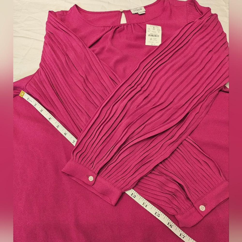 J.Crew Pink / Purple Long Sleeve Top - MEDIUM - Picture 6 of 9